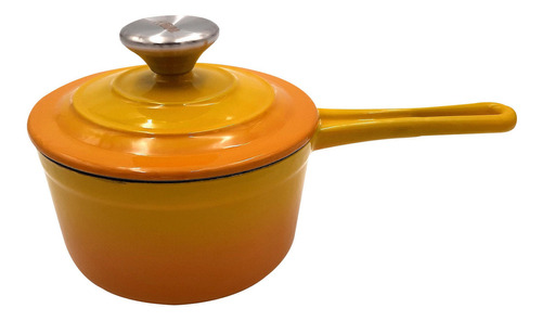 Cacerola Iron Cast Pumpkin Keep Color Amarillo