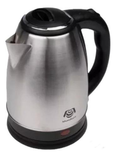 Chaleira Bule Elétrica Inox  Chá Café 1,8 L Mundiart