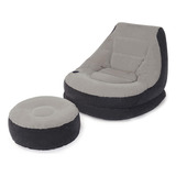 Sillón Y Taburete Inflable Intex Calidad, Elegancia Original