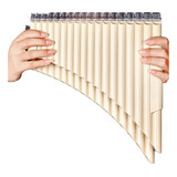. Instrumento De Viento Pan Flute C 18, Duradero Y Delgado