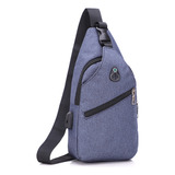 Bolso De Pecho Simple Para Hombre, Bandolera, Deportivo Y Ju