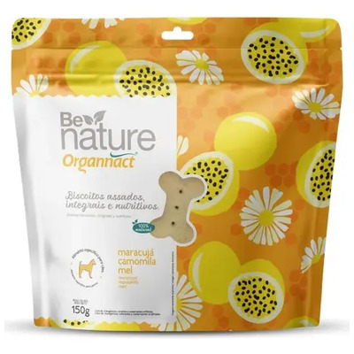 Biscoito Be Nature Maracujá 150g - Organnact