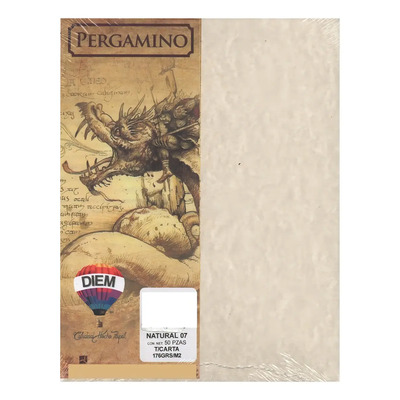 50 Hojas Papel Pergamino Tamaño Carta Manualidades Multiusos Color Natural