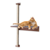 Arranhador Para Gatos De Parede Vertical Com Prateleira