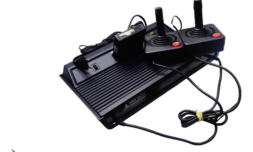 Console Atari 2600 Controles Embutidos Original E Fita