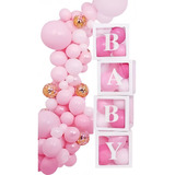 Juego De Decoraciones Para Cumpleaños Y Baby Shower,34 Pcs