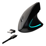 Mouse Vertical Inalámbrico Recargable Ergonomico 6 Botones