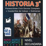 Planeación Historia 3° De Secundaria Por Proyectos  2023