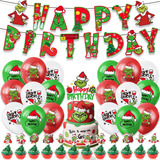 Grinch - Cartel De Feliz Cumpleaños, Pancarta De Cumpleaños 