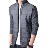 Chaqueta Tipo Suéter Para Hombre  Ropa De Abrigo Casual De F