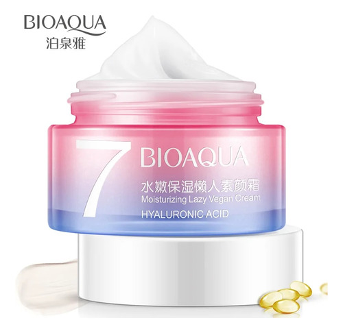 Crema Facial Hidratante Bioaqua 7 Lazy Vegan Day Creams