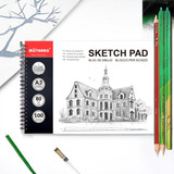 Cuaderno De Bocetos Blocks Sketchbook Dibujo A3 80hojas 100g