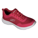 Tenis Skechers Dama Mujer Azul Memory Foam Comodos