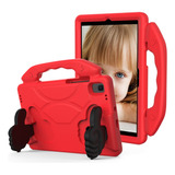 Funda Ok Uso Rudo Goma Para Galaxy Tab A8 10.5 X200 Rojo