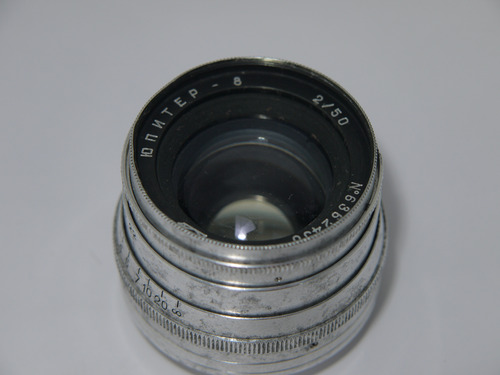 Lente Russa  Rosca M39 Jupiter 8 50mm F2 = Leica Rosca