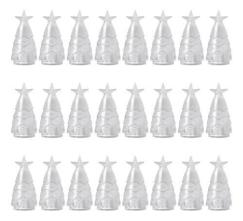 24 Piezas Velas Led Para De Navidad Velas Sin Llama Luz