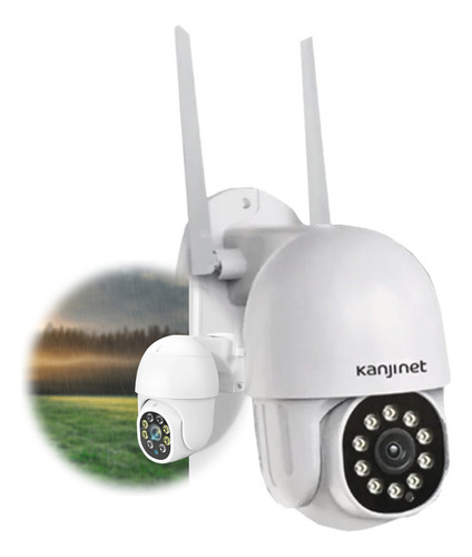Cámara Kanjinet Smart Kjcamipimx4 Wifi Seguridad Motorizada