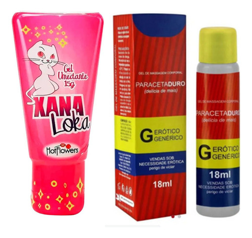 Kit Sexyshop 2 Itens Xana Loka E Paracetaduro Erótcos Promo