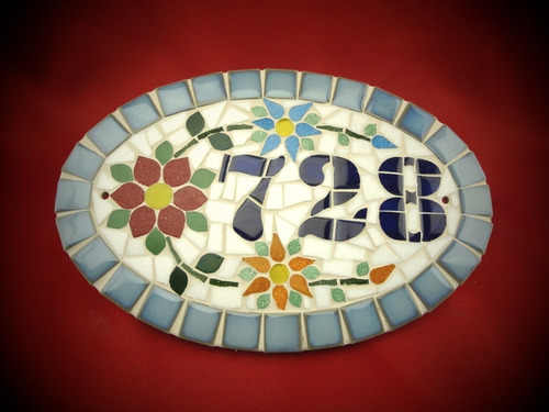 Número Para Casa Em Mosaico 728