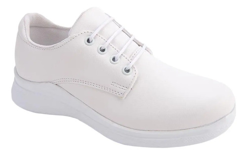 Zapato Choclo Servicio Shosh Confort Blanco Mujer 4321 | Envío gratis