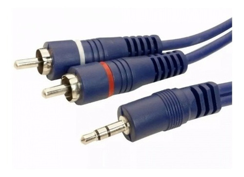 Cable Mini Plug 3.5mm A Rca Profesional De Lujo 90 Cm 