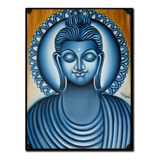 #141 - Cuadro Vintage 30 X 40 - Budha - Yoga - No Chapa
