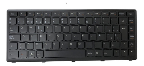 Teclado Para Lenovo S400 S300 S405 S400t Negro Marco Español