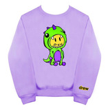 Sudadera Sin Gorro Drew House Justin Bieber Dinosaurio Adult