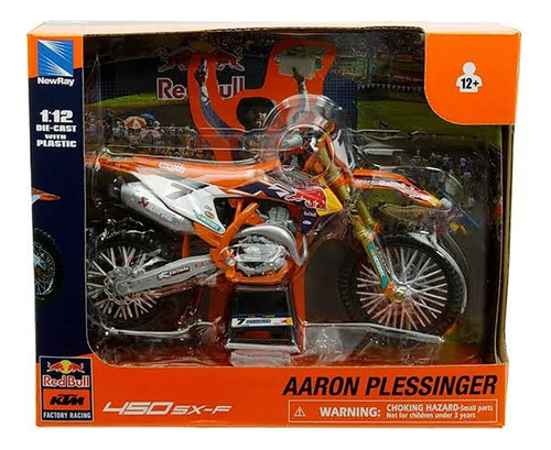 Moto Ktm 450sx-f Aaron Plessinger #7 Escala 1:12