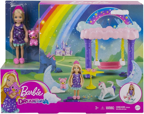Muñeca Barbie Chelsea Set De Juego Columpio Mattel - Lanus