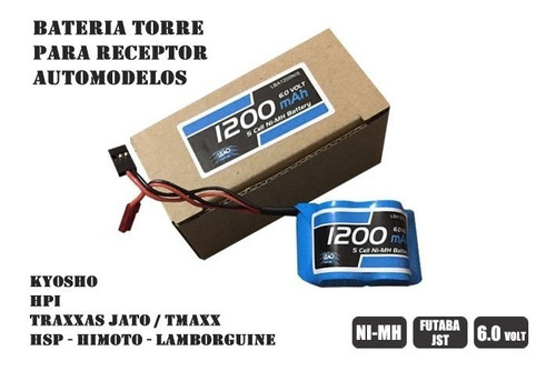 Bateria De Receptor Nimh 1200mah 6v P/ Traxxas Jato Tmaxx