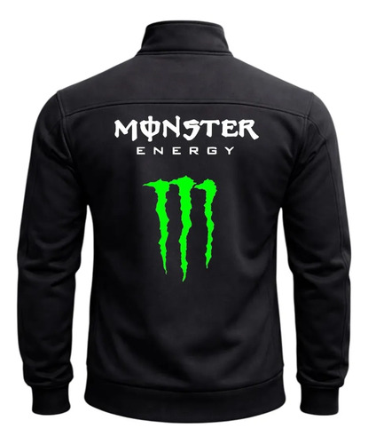 Chamarra Monster Energy Motociclista Biker Impermeable
