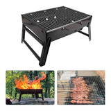 Asador De Carbón Bbq Camping Portátil Mini