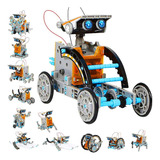 Kit Par Armar Robot Educativo A Energía Solar 12 En 1