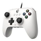 Controlador De Pc Con Cable Ultimate Pro Xbox One Series X/s De 8 Bits, Color Blanco