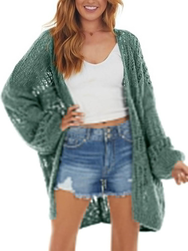 Cárdigan De Verano Oversize Tejido A Crochet Para Mujer