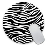 Mousepad Escritorio Amcove 8in Goma Diseño Zebra
