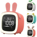 Reloj De Mesa   Digital Oregitas Alarm Clock  Color Blanco 