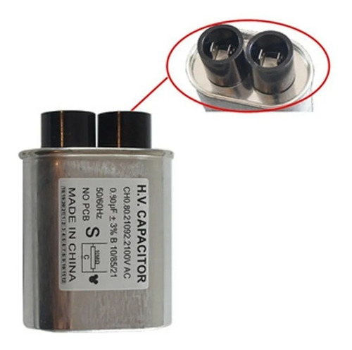 Kit 10 Pecas Capacitor Microondas 0.90uf X 2100v 