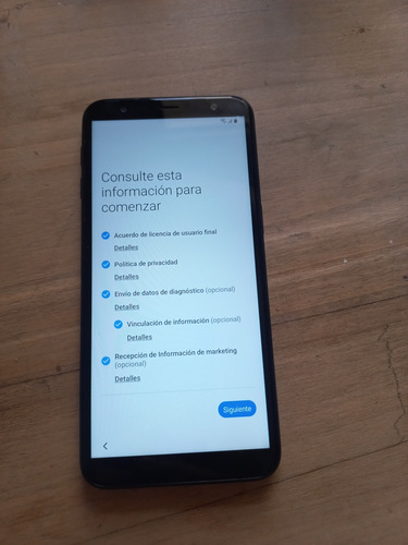 Celular Samsung Galaxy J6+ Negro