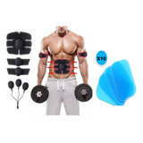 Electro Estimulador Muscular X Usb + 10 Repuestos Electrodos