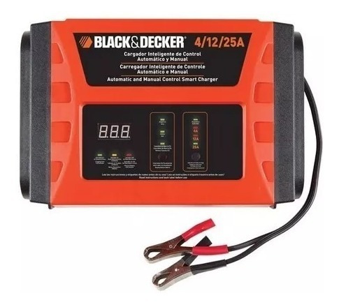 Cargador Bateria Inteligente Auto 25amp Black + Decker Bc25