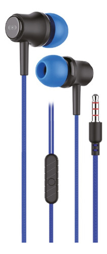 Control Expert Ce-au47 - Audifonos Alámbricos Con Manos Libres Y Microfono Color Azul