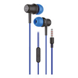 Control Expert Ce-au47 - Audifonos Alámbricos Con Manos Libres Y Microfono Color Azul