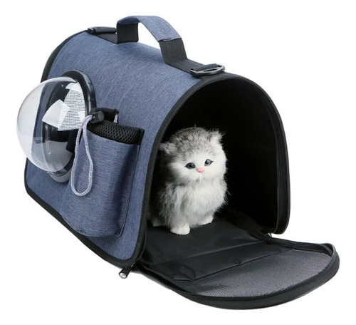 Bolso Mochila Transportador Mascotas Gato Perro Capsula 