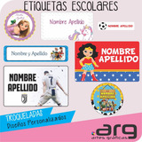 Etiquetas Escolares Personalizadas Stickers