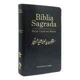 Bíblia Sagrada Harpa Cristã Com Música, De Sociedade Bíblica Do Brasil, Sbb., Vol. Único. Editora Sociedade Bíblica Do Brasil, Capa Mole Em Português