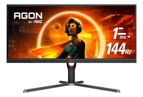 Aoc U34g3x Monitor De Juegos Ultraancho Sin Marco De 34 Pul.