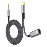 Cable Usb C A Conector Auxiliar De Audio De 0.138 In Con Car