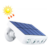 Lámpara Solar, Luz Led, Sensor De Presencia, Poste De Pared